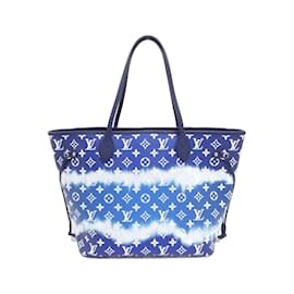 Louis Vuitton-Louis Vuitton LV Escale Neverfull MM Handbag-Blue