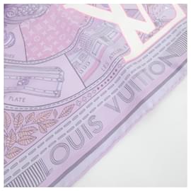 Louis Vuitton-Écharpe Carré Beyond Jeu de Square de Louis Vuitton-Violet