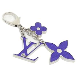 Louis Vuitton-Louis Vuitton Epi Bijoux Sac Fleur d'Epi Keyring-Dark purple