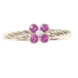 Autre Marque-Ponte Vecchio Flower Ruby Ring-Other