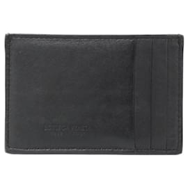 Bottega Veneta-Bottega Veneta Black Lambskin Card Case-Black