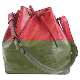 Louis Vuitton-Louis Vuitton Epi Petit Noe M44107 Shoulder Bag-Red
