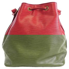 Louis Vuitton-Louis Vuitton Epi Petit Noe M44107 Shoulder Bag-Red