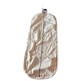 Hermès Cotton Garment Cover Eggshell Dark Brown Eggshell Dark brown