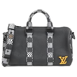 Louis Vuitton-Louis Vuitton Damier Distorted City Keepall XS M80202 Shoulder Bag-Black