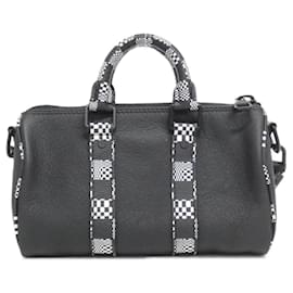 Louis Vuitton-Louis Vuitton Damier Distorted City Keepall XS M80202 Shoulder Bag-Black