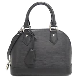 Louis Vuitton-Louis Vuitton Epi Alma BB Handbag-Black