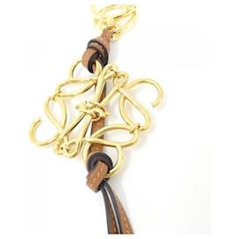 Loewe-Loewe C821232X01 Handbag Charm-Brown,Golden