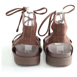 Bash-Sandales en daim-Marron
