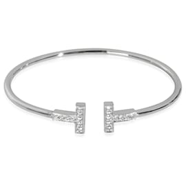 Tiffany & Co-Bracelete Tiffany T Wire em ouro branco e diamantes Tiffany-Outro