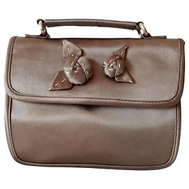 Bolsa de mão Prada em seda cinza Cinza