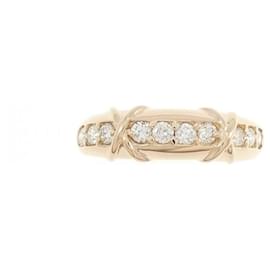 Autre Marque-Ponte Vecchio 18K Pink Gold Diamond Band Ring-Other