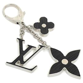 Louis Vuitton-Louis Vuitton Bijoux Sac Fleur d'Epi Keyring-Black,Silvery