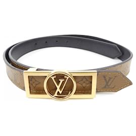 Louis Vuitton-Louis Vuitton Standard Leather Belt-Brown,Black