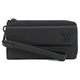 Louis Vuitton-Louis Vuitton LV Aerogram Zippy Wallet-Black