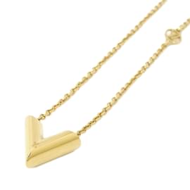 Louis Vuitton-Collier V Essentiel Louis Vuitton-Doré