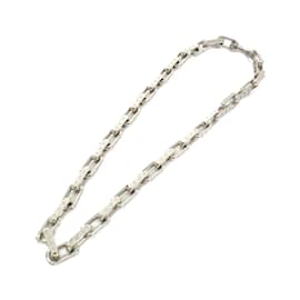 Louis Vuitton-Collier Chaîne Monogram Louis Vuitton-Argenté,Monogramme