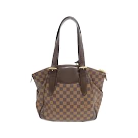 Louis Vuitton-Sac à épaule Damier Verona MM de Louis Vuitton-Damier ebène