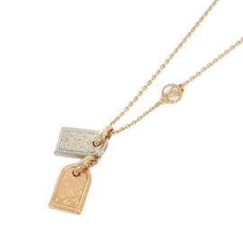 Louis Vuitton-Louis Vuitton Necklace Nanogram M00293-Silvery,Golden