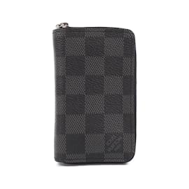 Louis Vuitton-Louis Vuitton Damier Graphite Zippy Coin Purse-Damier ebene