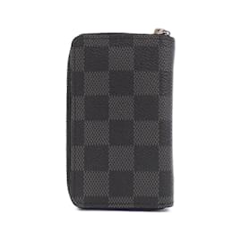 Louis Vuitton-Louis Vuitton Damier Graphite Zippy Coin Purse-Damier ebene