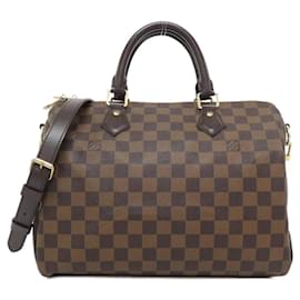 Louis Vuitton-Louis Vuitton Damier Speedy Bandouliere 30cm Boston Bag-Damier ebene