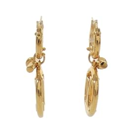 Louis Vuitton-Louis Vuitton Boucle de Reuil Baby Louise M00613 Earrings-Golden