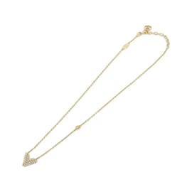 Louis Vuitton-Louis Vuitton Collier Essential V Pearl Necklace-White