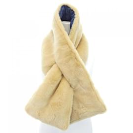 Louis Vuitton-Châle en cuir beige Louis Vuitton-Beige