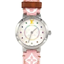 Louis Vuitton-Louis Vuitton Tambour Slim Rainbow 11P JAPAN LIMITED Wristwatch-Other