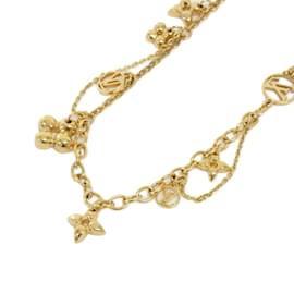Louis Vuitton-Louis Vuitton Necklace Blooming M64855-Golden