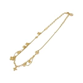 Louis Vuitton-Louis Vuitton Necklace Blooming M64855-Golden