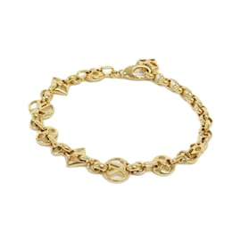 Louis Vuitton-Louis Vuitton Crazy in Rock Charm Bracelet-Golden