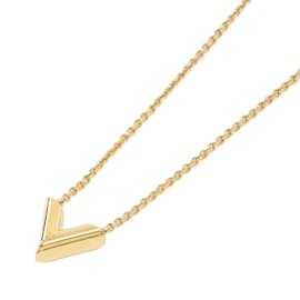Louis Vuitton-Louis Vuitton Essential V Necklace-Golden