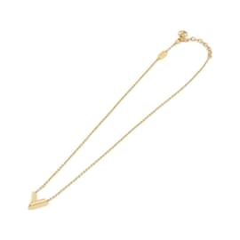 Louis Vuitton-Louis Vuitton Essential V Necklace-Golden