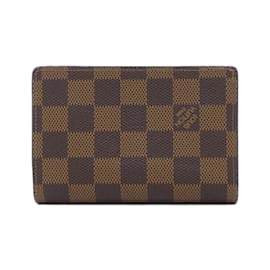 Louis Vuitton-Louis Vuitton Damier Portefeuille Juliet N60381 Wallet-Dark red,Damier ebene