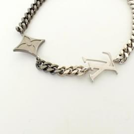 Louis Vuitton-Louis Vuitton LV Instinct Charm Bracelet-Silvery