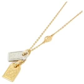 Louis Vuitton-Louis Vuitton Necklace Nanogram M63141-Silvery,Golden