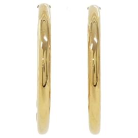 Louis Vuitton-Louis Vuitton Boucle de Reuil Hoop Louise M64288 Earrings-Golden