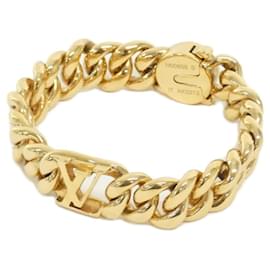 Louis Vuitton-Louis Vuitton Gold Charm Bracelet-Golden