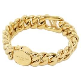 Louis Vuitton-Louis Vuitton Gold Charm Bracelet-Golden