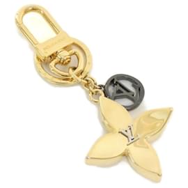 Louis Vuitton-Louis Vuitton Porto Cle Blossom Dream Keyring-Golden