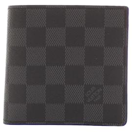 Louis Vuitton-Louis Vuitton Damier Graphite Portefeuille Marco N62664 Wallet-Damier ebene