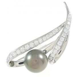Spilla in perla nera Mikimoto Altro