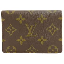 Louis Vuitton-Louis Vuitton Monogram Card Case-Brown,Monogram
