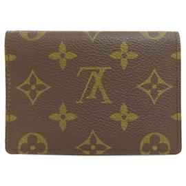 Louis Vuitton-Louis Vuitton Monogram Card Case-Brown,Monogram
