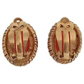 Carven-Carven earrings vintage & new-Golden,Coral,Gold hardware