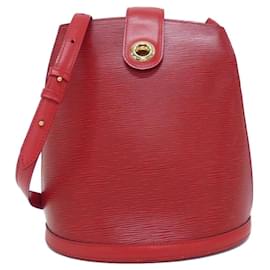 Louis Vuitton-Louis Vuitton Epi Cluny M52257 Shoulder Bag-Red