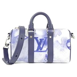 Louis Vuitton-Louis Vuitton Watercolor Monogram Keepall XS M45761 Boston Bag-Blue