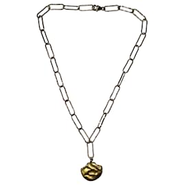 Autre Marque-Alighieri Paolo and Francesca 24kt Necklace in Gold Metal-Golden,Metallic